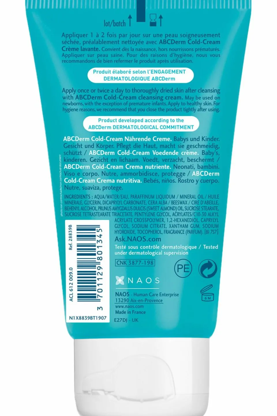 Discount Bioderma Crème visage et corps Cold-cream Abcderm