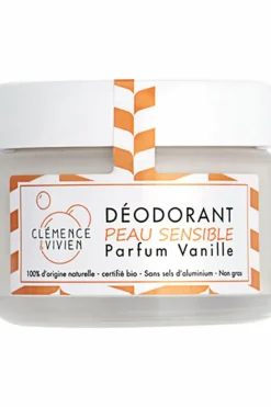 Sale Clémence et Vivien Déodorant crème vanille