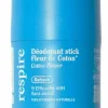 New Respire Déodorant en stick solide Fleur de Coton rechargeable