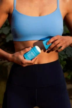 New Respire Déodorant en stick solide Fleur de Coton rechargeable