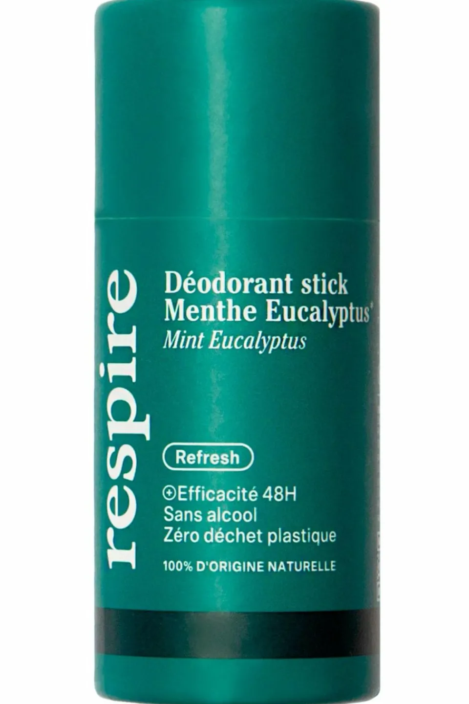Discount Respire Déodorant naturel solide en stick Menthe eucalyptus