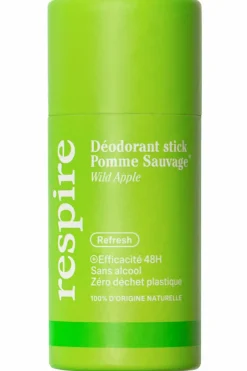 Best Respire Déodorant naturel solide en stick Pomme Sauvage