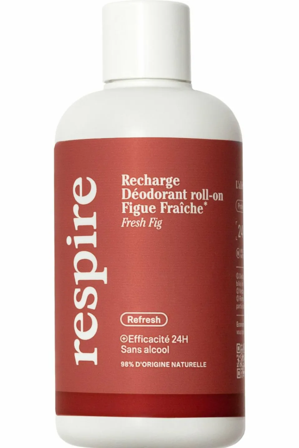 Respire Déodorant roll on Figue fraîche rechargeable