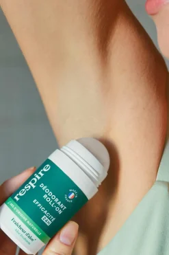 Outlet Respire Déodorant roll-on Fraîcheur d’aloe rechargeable