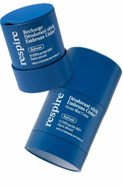 Outlet Respire Déodorant stick Embruns cèdre rechargeable