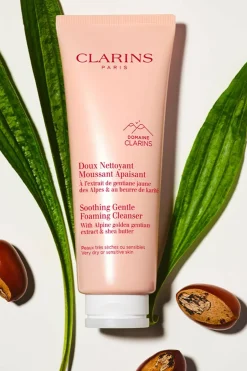 New Clarins Doux nettoyant moussant apaisant pour peaux très sèches