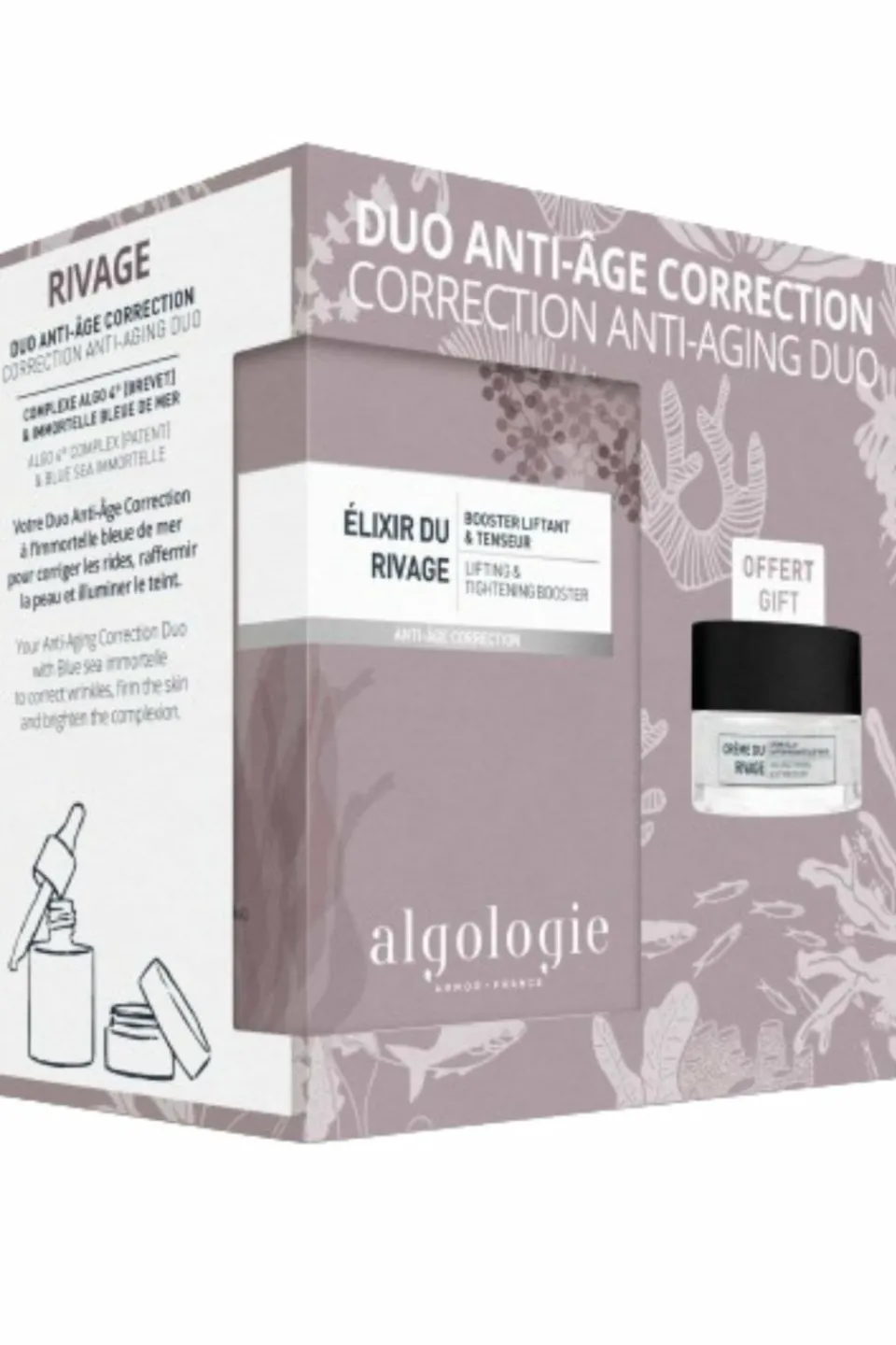 Algologie Duo Anti-Age Correction avec crème du rivage offerte