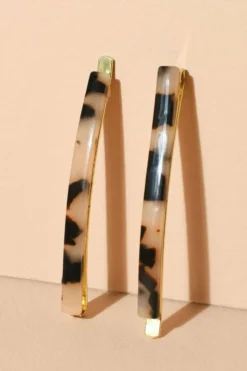 Outlet Bachca Duo de barrettes écaille