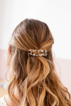 New Bachca Duo de barrettes Ecaille