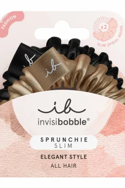 Invisibobble Duo d’élastiques à cheveux Sprunchie True Golden