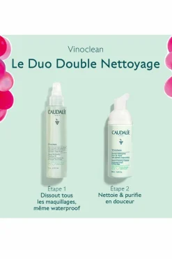 Sale Caudalie Duo huile & mousse Vinoclean