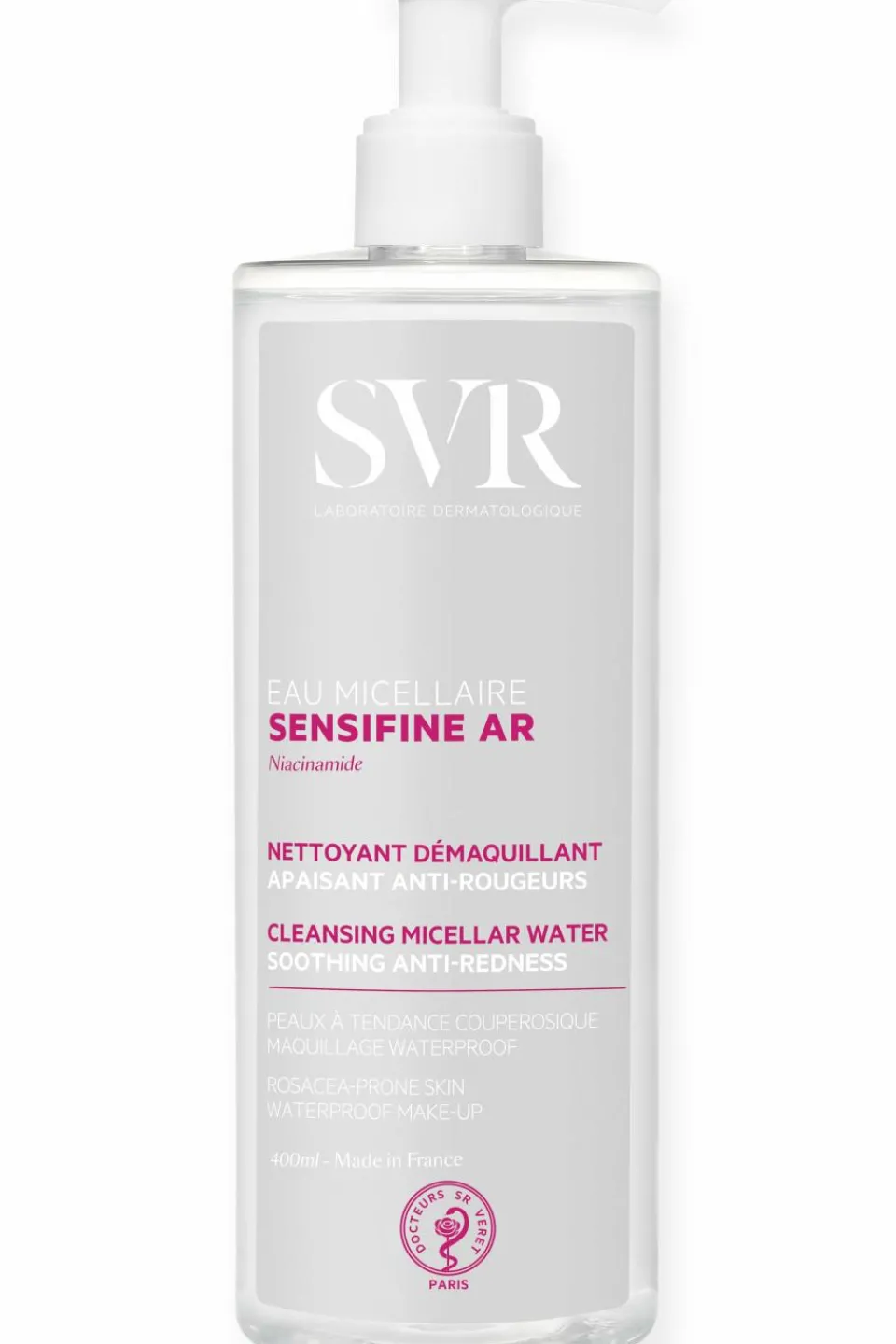 Best SVR Eau micellaire apaisante anti-rougeurs Sensifine AR rechargeable