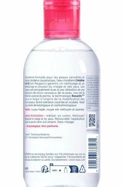Sale Bioderma Eau Micellaire démaquillante anti-rougeur Créaline H2O