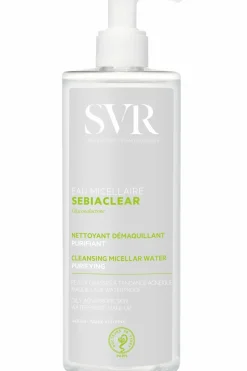 New SVR Eau micellaire purifiante et matifiante rechargeable Sebiaclear