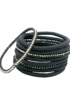 Clearance Bachca Elastiques Epais Noirs x9