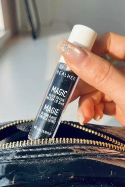Clearance Realher Encre à lèvres magie de noir à rose