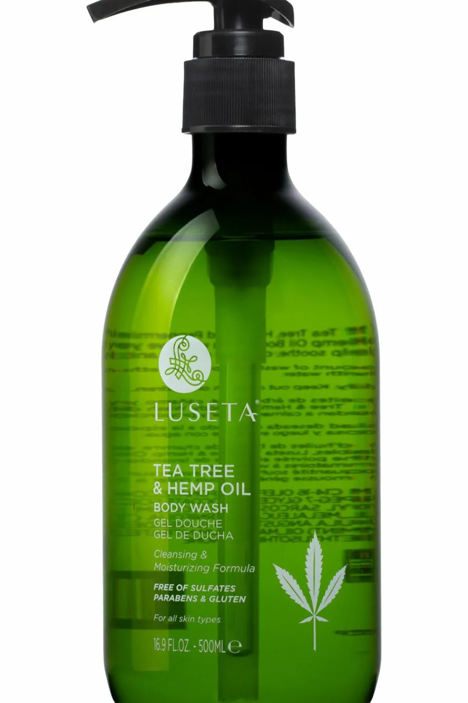 Sale Luseta Gel douche à l’huile d’arbe à thé et au chanvre