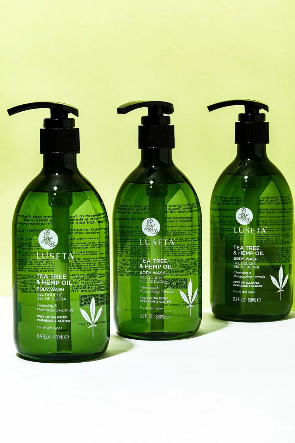 Sale Luseta Gel douche à l’huile d’arbe à thé et au chanvre