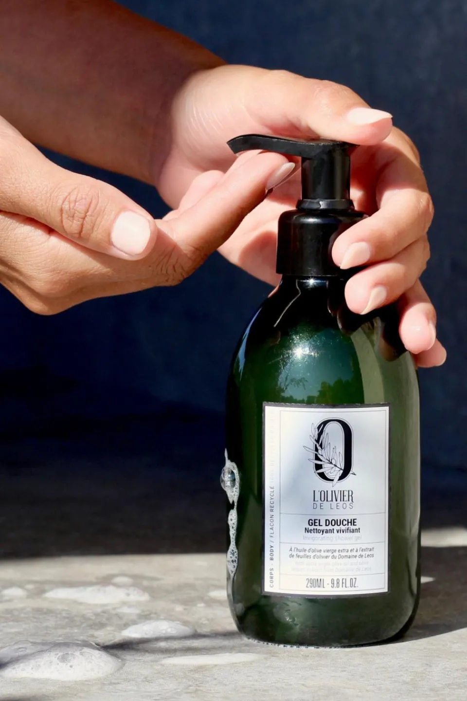 New L'OLIVIER DE LEOS Gel douche nettoyant vivifiant