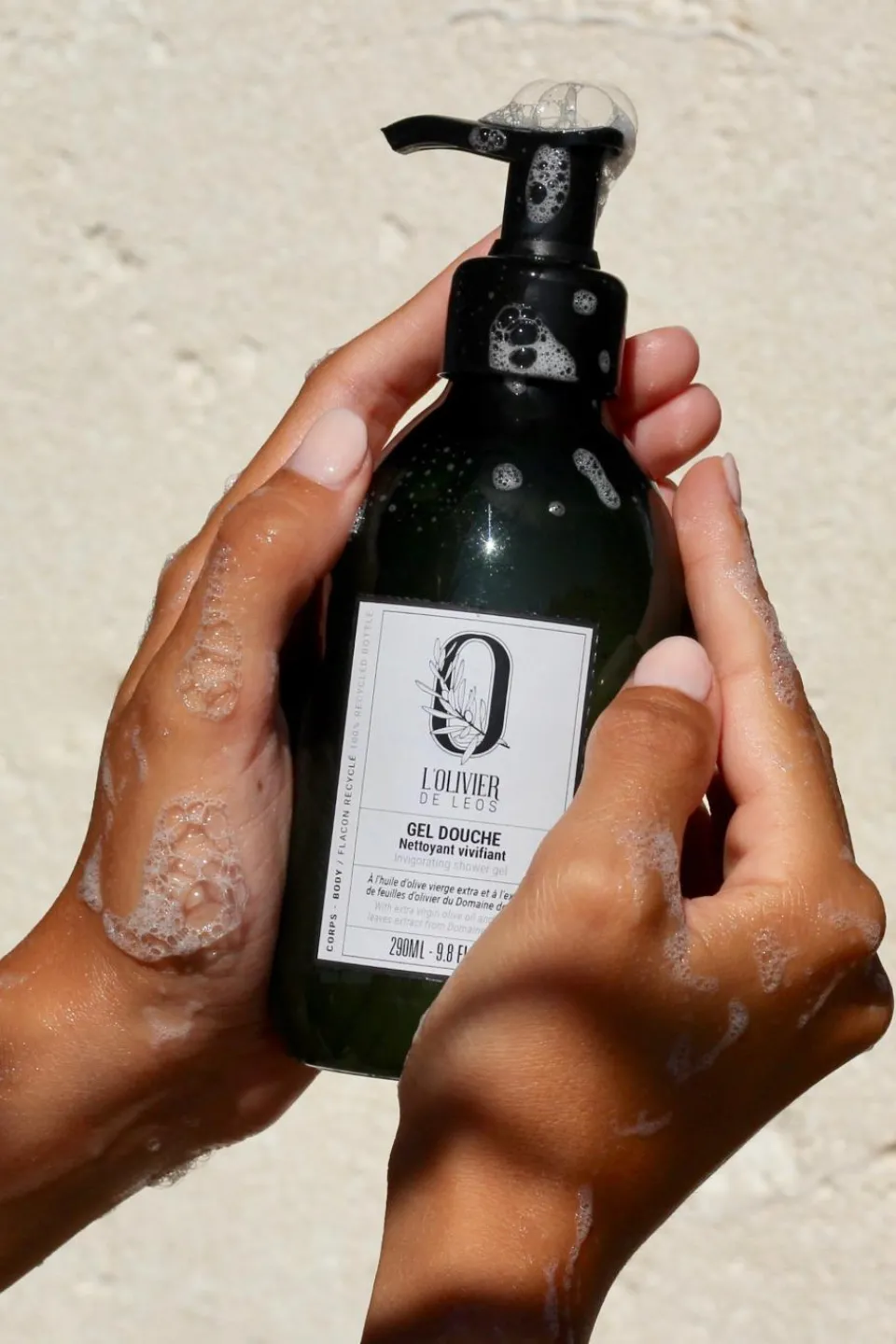 New L'OLIVIER DE LEOS Gel douche nettoyant vivifiant