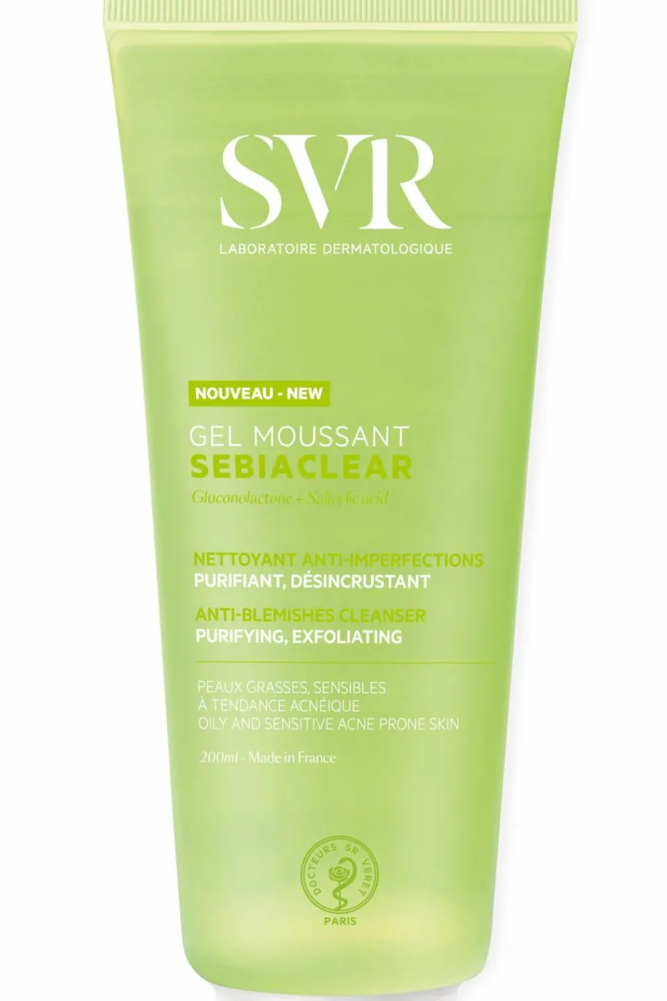 Outlet SVR Gel moussant visage Sebiaclear
