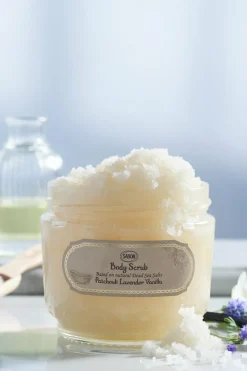 New Sabon Gommage corps patchouli lavande & vanille