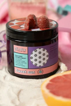 Clearance Birdie Gummies bronzage doré et durable Sweet Sun goût orange sanguine