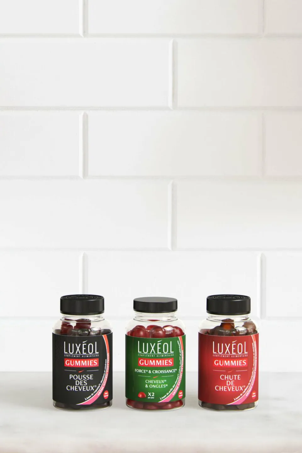 Hot Luxéol Gummies chute de cheveux