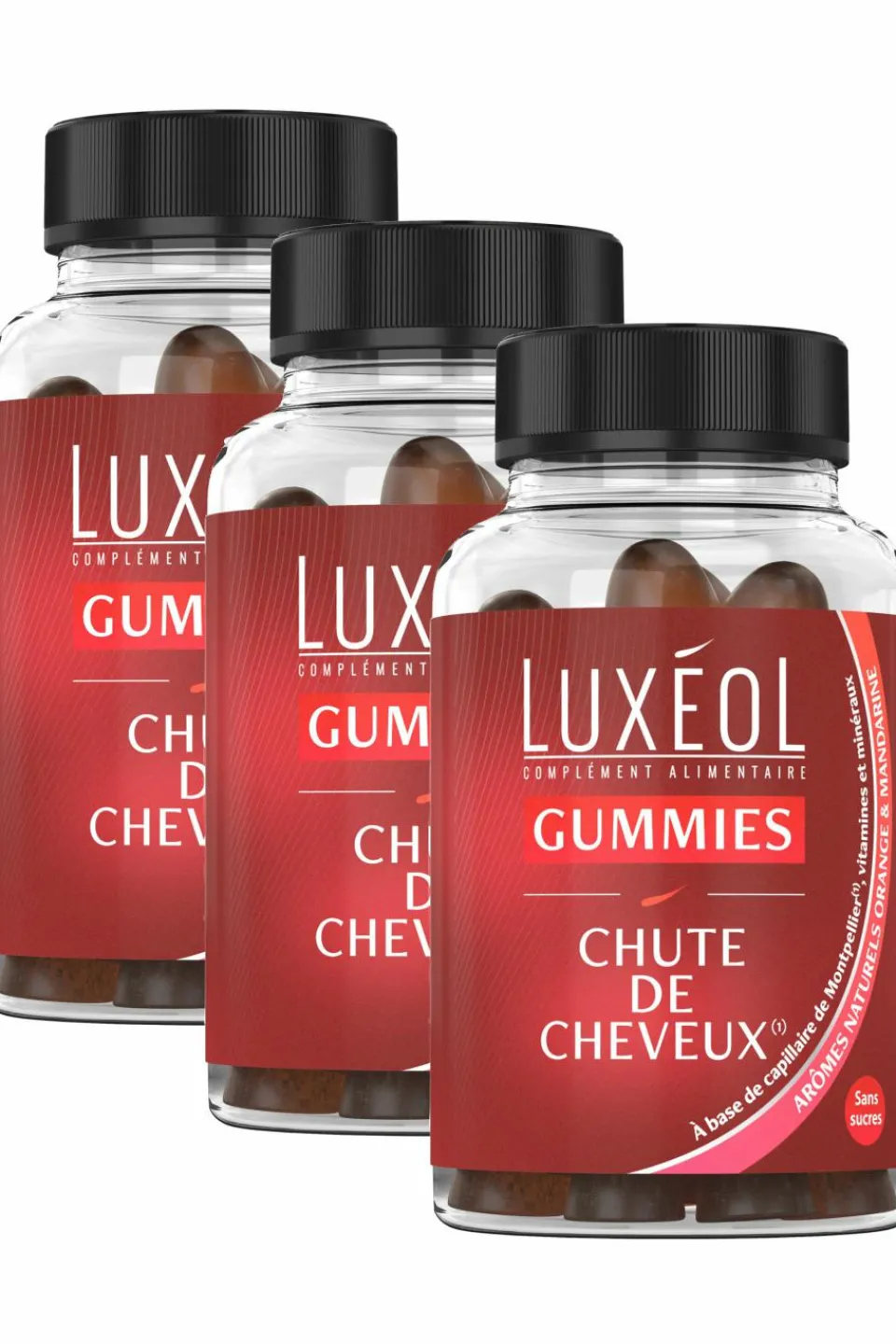 Hot Luxéol Gummies chute de cheveux