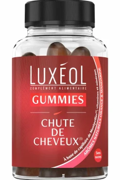 Hot Luxéol Gummies chute de cheveux