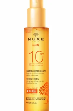 Nuxe Huile bronzante visage et corps SPF10 Sun