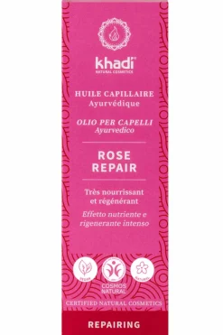 Outlet KHADI Huile capillaire régénérante et réparatrice Rose Repair