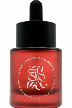 Andromée Huile pour peaux sèches et sensibles à la prune et bakuchiol