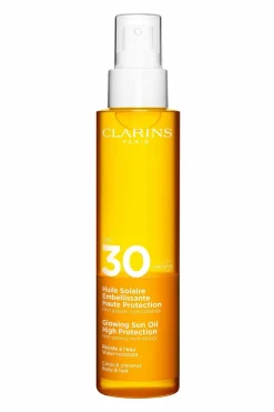 Clarins Huile solaire embellissante corps SPF30
