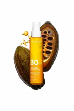 Clarins Huile solaire embellissante corps SPF30