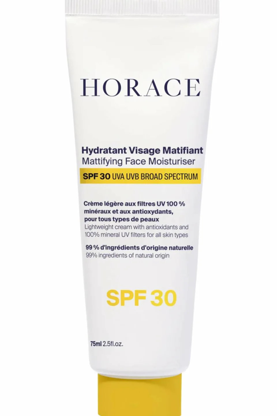 New Horace Hydratant visage matifiant SPF30