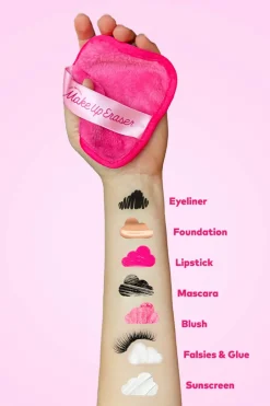 Best Makeup Eraser Kit 7 serviettes démaquillantes Pink