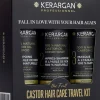 Kerargan Kit de voyage anti-chute à l’huile de ricin