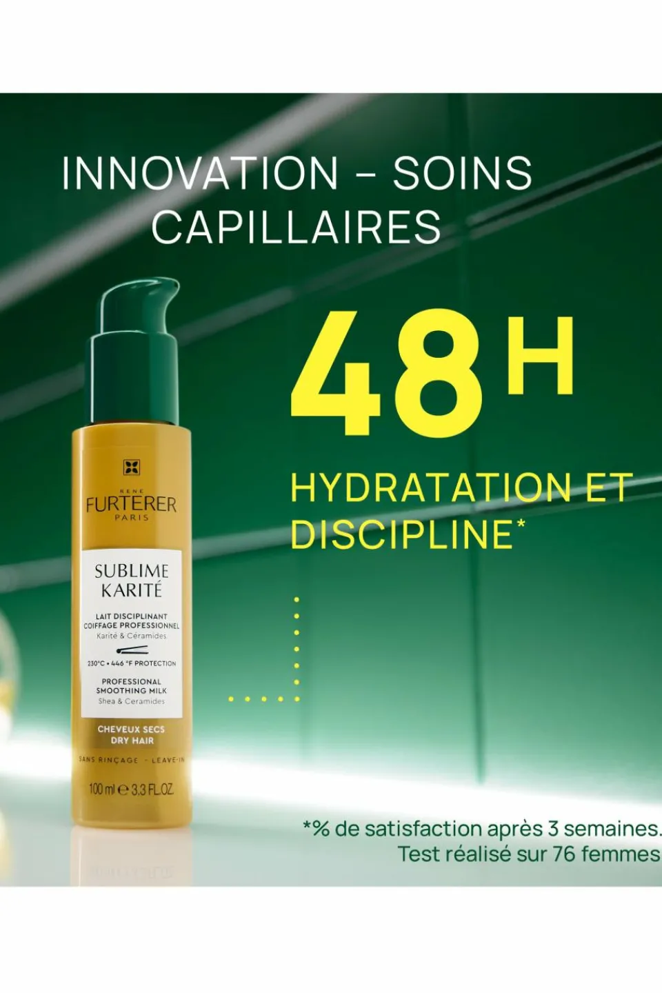 René Furterer Lait disciplinant cheveux secs Sublime Karité