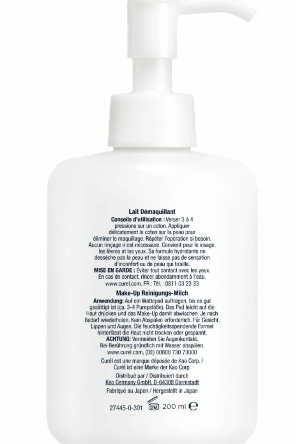 Best Curel Lait démaquillant