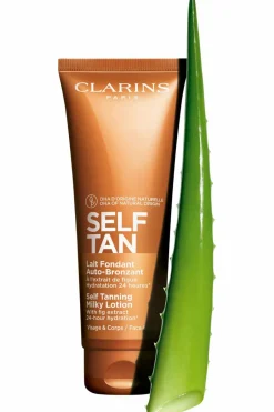 Discount Clarins Lait hydratant auto-bronzant visage et corps