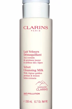 Discount Clarins Lait velours démaquillant aux extraits de gentiane jaune & mélisse des Alpes