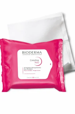 New Bioderma Lingettes démaquillante Créaline H20