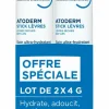 New Bioderma Lot de 2 stick lèvres Atoderm
