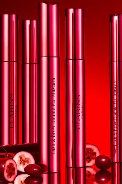 Clarins Mascara top coat waterproof fixateur cils et sourcils Lash & Brow Double Fix