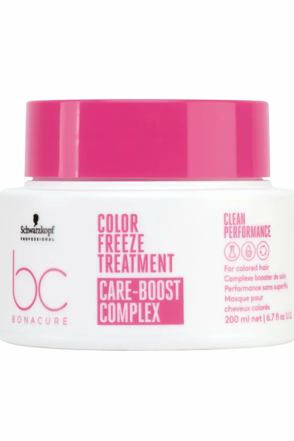New Schwarzkopf Professional Masque cheveux colorés freeze BC color