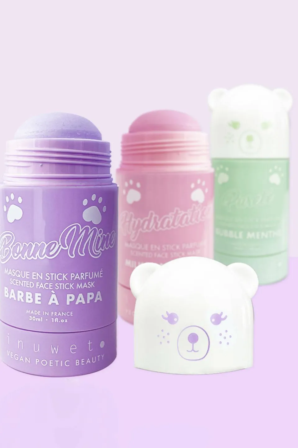 Best Inuwet (In Unicorn We Trust) Masque hydratant en stick à l’argile