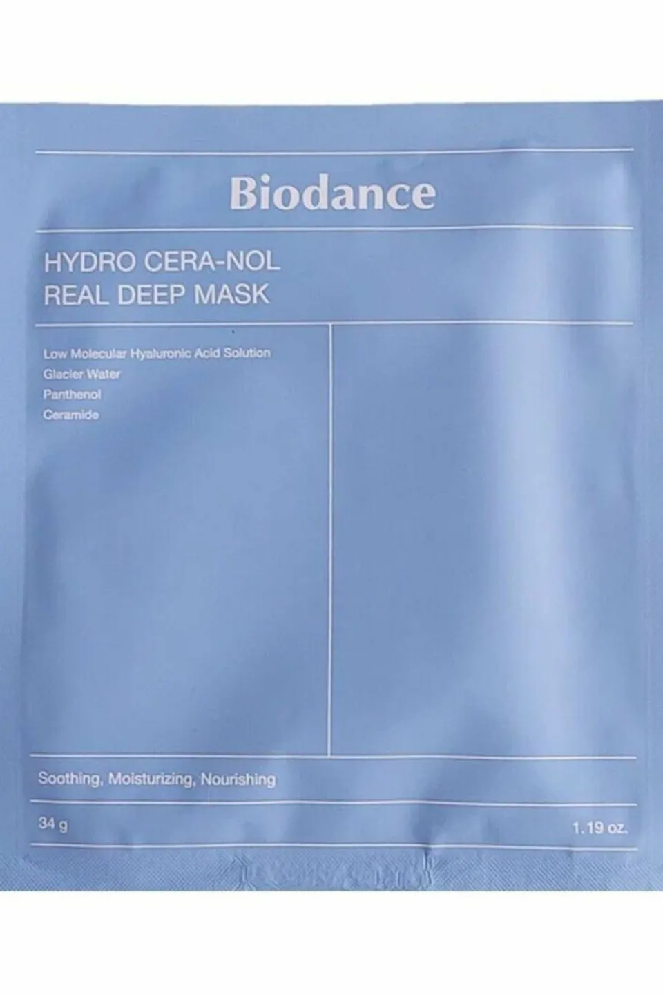 Sale Biodance Masque hydratant intense à l’acide hyaluronique et aux céramides