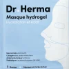 New DR HERMA Masque hydrogel hydratation et éclat