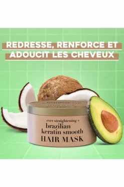 Clearance OGX Masque lissant à la kératine du Brésil